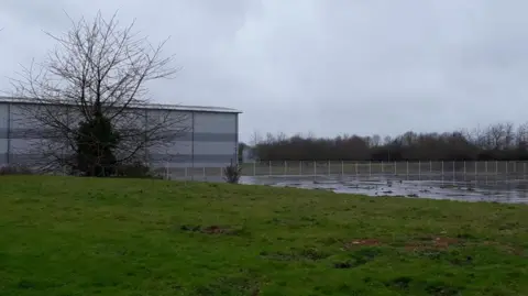 The former Motorola factory site on the edge of Swindon