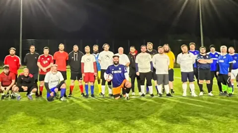 Man v Fat Players at Man v Fat Brighton