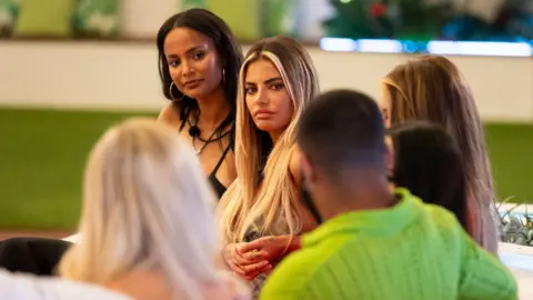 ITV/Getty Kyra Green and Megan Barton Hanson on Love Island Games Series 1