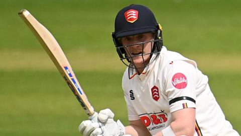 Yorkshire wicketkeeper-batter Harry Duke in action for Essex