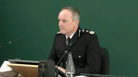 The Nottingham Inquiry Rob Griffin, the current temporary deputy chief constable of Nottinghamshire Police giving evidence at the Nottingham Inquiry on Monday, 23, March 2026.