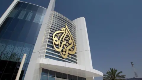 Getty Images Al Jazeera building in Doha, Qatar (file photo)