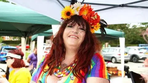 Supplied Hazel Paterson at Melton Pride in 2025.