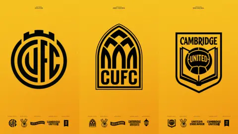Cambridge United The three new designs
