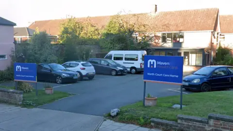 A street view image of North Court Care Home 