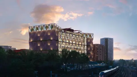 An artist's impression of the building