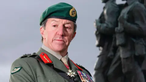 Gen Sir Gwyn Jenkins in military uniform