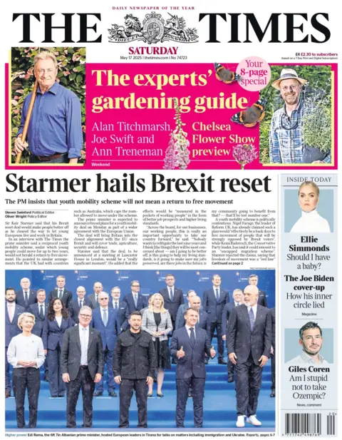  "Starmer hails Brexit reset."