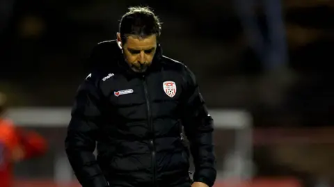 Derry City manager Tiernan Lynch