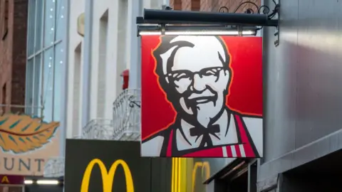 Getty Images A KFC sign in Taunton