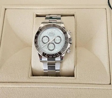 Nottinghamshire Police A platinum Rolex Platona Daytona Cosmograph.