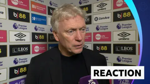 David Moyes in post match interview