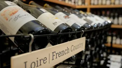 AFP via Getty Images Bottles of French wine