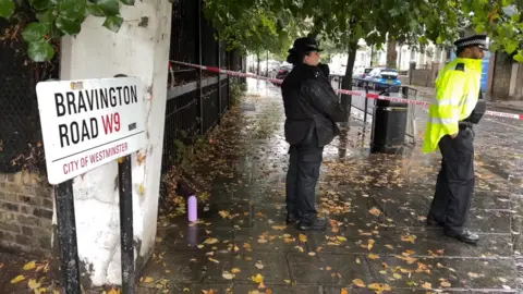 BBC Police at Bravington Road in Queen's Park