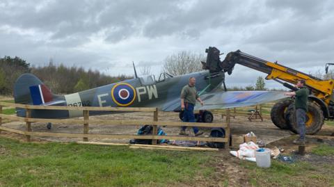 A replica Spitfire 