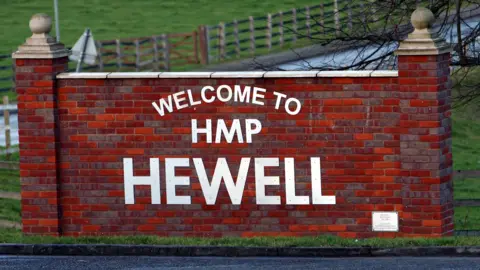 PA Entrance to Hewell prison 