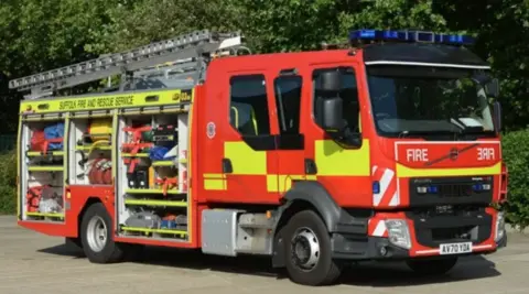A fire engine.