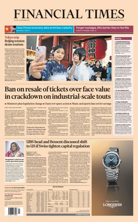“Ban on resale of tickets over face value in crackdown on industrial-scale touts”.