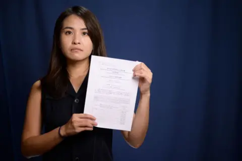 Journalist Gwyneth Ho, who was convicted for subversion on Thursday
