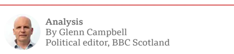 Image and byline of Glenn Campbell, BBC Scotland political editor