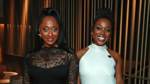 Getty Images Danielle Fiamanya and Georgina Onuorah at an Olivier awards brunch.