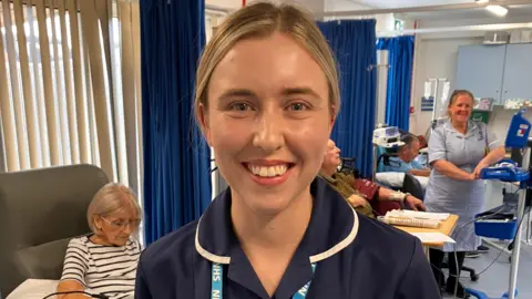 Lucy Elkins, Sister, Managed Care UHS in the Managed Care Infusion Service