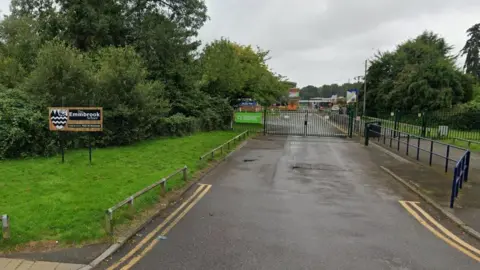 The school gates