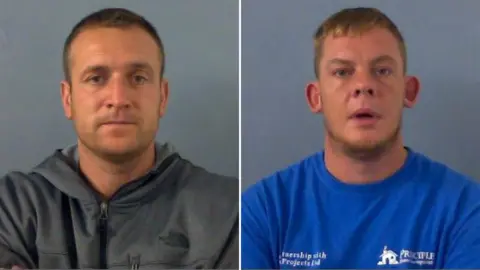 Thames Valley Police James Sheen and Michael Jones mugshots