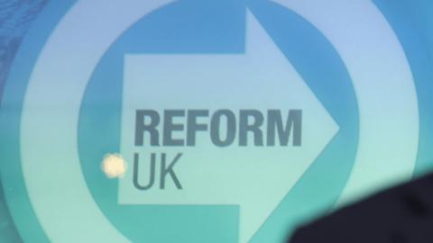 Reform UK party's logo