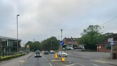A Google Maps image of Bath Road in Calcot outside a Lidl supermarket.