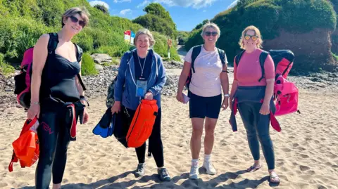 Annette Clenahan, Jessica Burgess, Amanda Sanders and Ellie Walsh