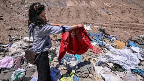 The Troubling Journey of Your Old Clothes into Chile's Atacama Desert