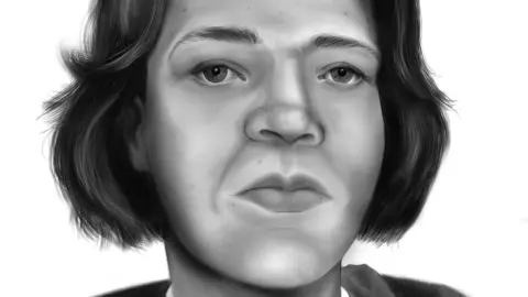 Interpol Drawing of the woman in the Wassenaar case