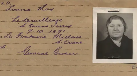 Jersey Heritage Occupation ID card