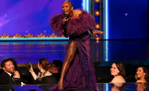 Reuters Cynthia Erivo performs at the 78th Annual Tony Awards in New York City, U.S., June 8, 2025.