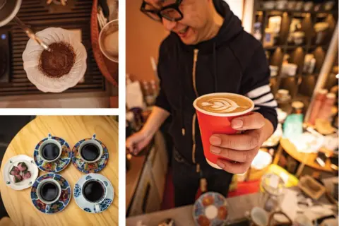 Japanse importeur van speciale koffie