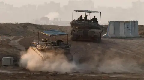 Reuters IDF tanks near Gaza border