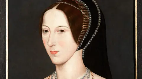 Hever Castle A contemporary potrait of Anne Boleyn.