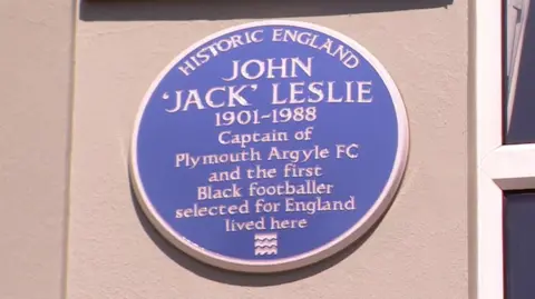 Historic England's new Jack Leslie Blue Plaque.
