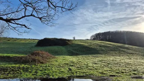 Lucy Pollock A view of land which would have became a quarry if plans went ahead.