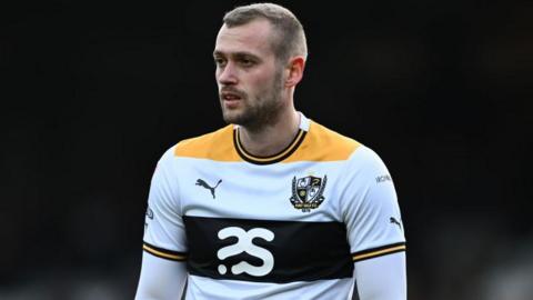 James Wilson playing football for Port Vale