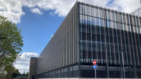 Local Democracy Reporting Service New Royal Stoke staff car park