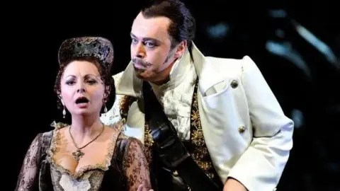 Getty Images Performers in a WNO performance of  Mozart's Don Giovanni