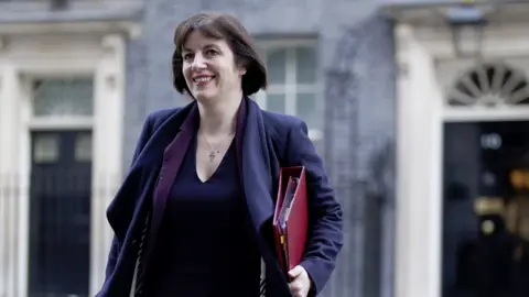 PA Media Education Secretary Bridget Phillipson leaves after attending a Cabinet meeting at 10 Downing Street, London