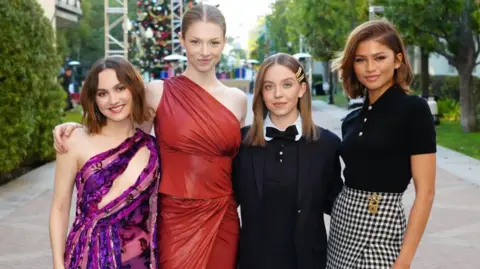 Getty Images Picture of Maude Apatow, Hunter Schafer, Sydney Sweeney and Zendaya