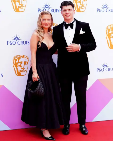 PA Media Anna Maynard and Harry Clark attending the BAFTA TV Awards 2024, at the Royal Festival Hall in London. Picture date: Sunday May 12, 2024.