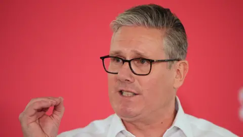 PA Media Prime Minister Sir Keir Starmer giving a speech at the Coin Street Neighbourhood Centre in Waterloo on 11 May.