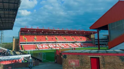Oakwell Stadium in Barnsley