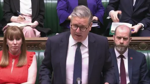 Sir Keir Starmer speaking during Prime Minister's Questions