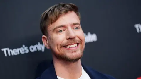 A picture of US YouTuber MrBeast